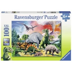 Ravensburger Puzzel Tussen De Dino's - 100 Stukjes