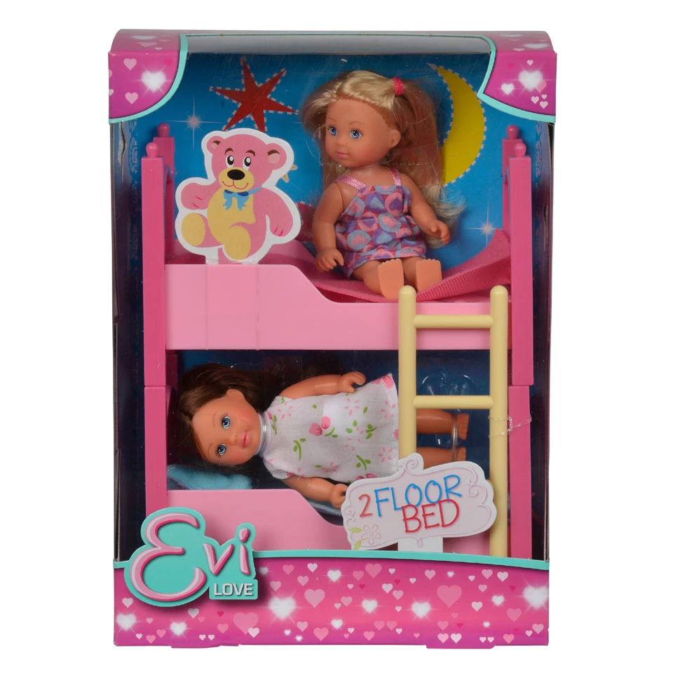 SIMBA Evi Love Stapelbed Poppenset 3 SIMBA Evi Love Stapelbed Poppenset