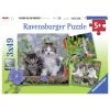 Ravensburger Puzzelset Katten - 3 X 49 Stukjes