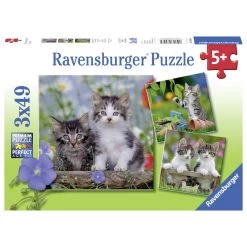 Ravensburger Puzzelset Katten - 3 X 49 Stukjes