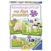 Ravensburger 4-in-1 Puzzelset Boerderijdieren - 2 + 4 + 6 + 8 Stukjes