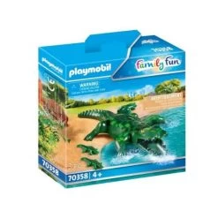 PLAYMOBIL Family Fun Alligator Met Baby 70358
