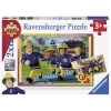 Ravensburger Brandweerman Sam Puzzelset Brandweerman Sam En Zijn Team - 2 X 12 Stukjes
