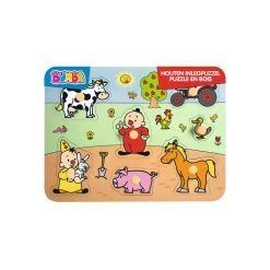 Bumba Houten Vormenpuzzel Boerderij