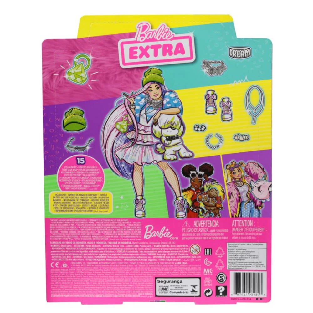 Barbie Extra Pop Met Beanie 6 Barbie Extra Pop Met Beanie - Afbeelding 4