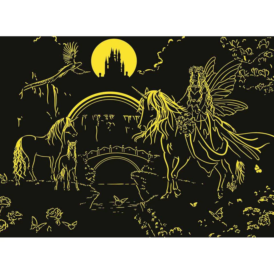 Ravensburger Puzzel Magische Eenhoornnacht - 200 Stukjes 5 Ravensburger Puzzel Magische Eenhoornnacht - 200 Stukjes - Afbeelding 3