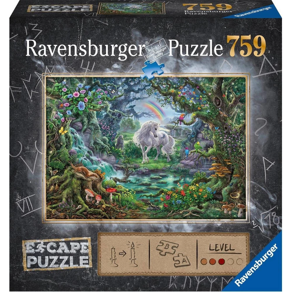Ravensburger Escape Puzzel Eenhoorn - 759 Stukjes 3 Ravensburger Escape Puzzel Eenhoorn - 759 Stukjes
