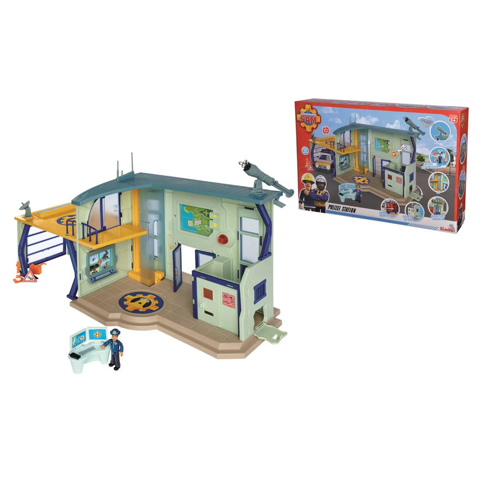 SIMBA Brandweerman Sam Politiebureau Met Figuur 4 SIMBA Brandweerman Sam Politiebureau Met Figuur - Afbeelding 2