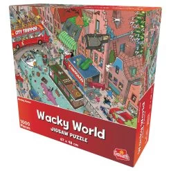 Goliath Wacky World Puzzel Verhuizing - 1000 Stukjes -Aanbiedingen Speelgoed Winkel 1988999 14a82155