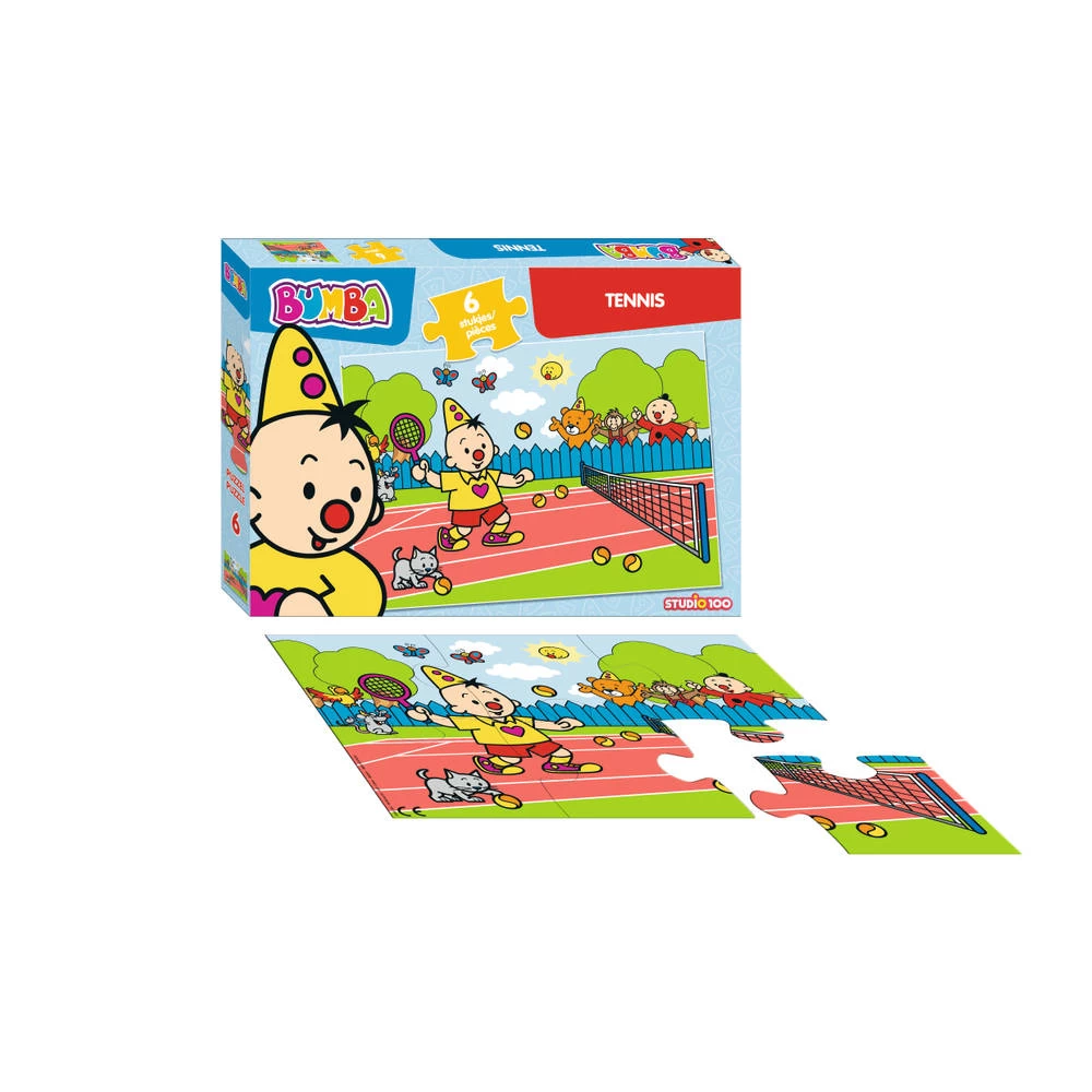 Bumba Puzzel Tennis - 6 Stukjes 4 Bumba Puzzel Tennis - 6 Stukjes - Afbeelding 2