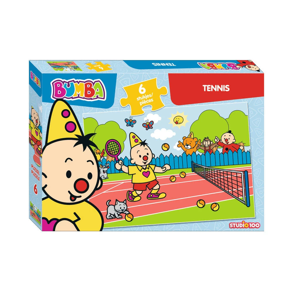 Bumba Puzzel Tennis - 6 Stukjes 3 Bumba Puzzel Tennis - 6 Stukjes