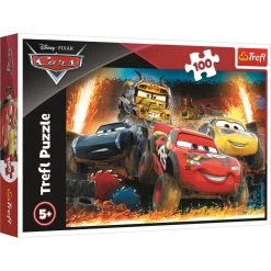 Trefl Disney Cars 3 Puzzel Extreme Race - 100 Stukjes