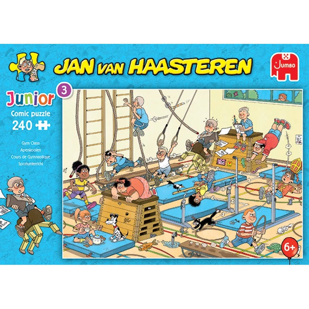 Jumbo Jan Van Haasteren Junior Puzzel Apenkooien - 240 Stukjes 4 Jumbo Jan Van Haasteren Junior Puzzel Apenkooien - 240 Stukjes - Afbeelding 2