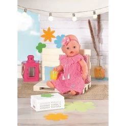 BABY Born Trendy Bloemenjurk - 43 Cm - Roze -Aanbiedingen Speelgoed Winkel 1991342 132d9e82