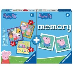 Ravensburger Peppa Pig 3-in-1 Puzzel Met Memory - 25/36/49 Stukjes -Aanbiedingen Speelgoed Winkel 1992586 a857cc1d