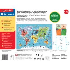 Clementoni Ontdek De Wereld Legpuzzel - 124 Stukjes -Aanbiedingen Speelgoed Winkel 1993786 04a600b4