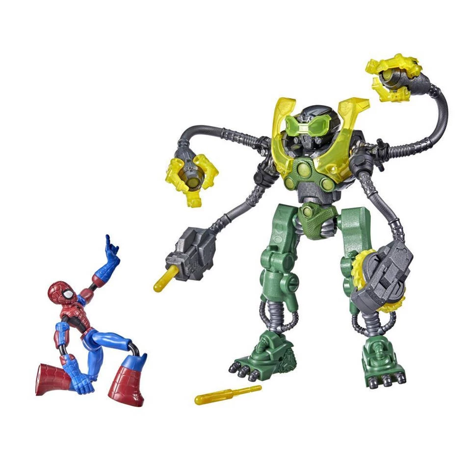 No Brand Spider-Man Buig & Flex Figuur Vs. Ock-Bot 4 No Brand Spider-Man Buig & Flex Figuur Vs. Ock-Bot - Afbeelding 2