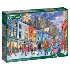Jumbo Falcon De Luxe Puzzel Christmas In Edinburgh - 1000 Stukjes