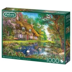 Jumbo Falcon De Luxe Puzzel Waterside Cottage - 1000 Stukjes -Aanbiedingen Speelgoed Winkel 1996925 b97263d2
